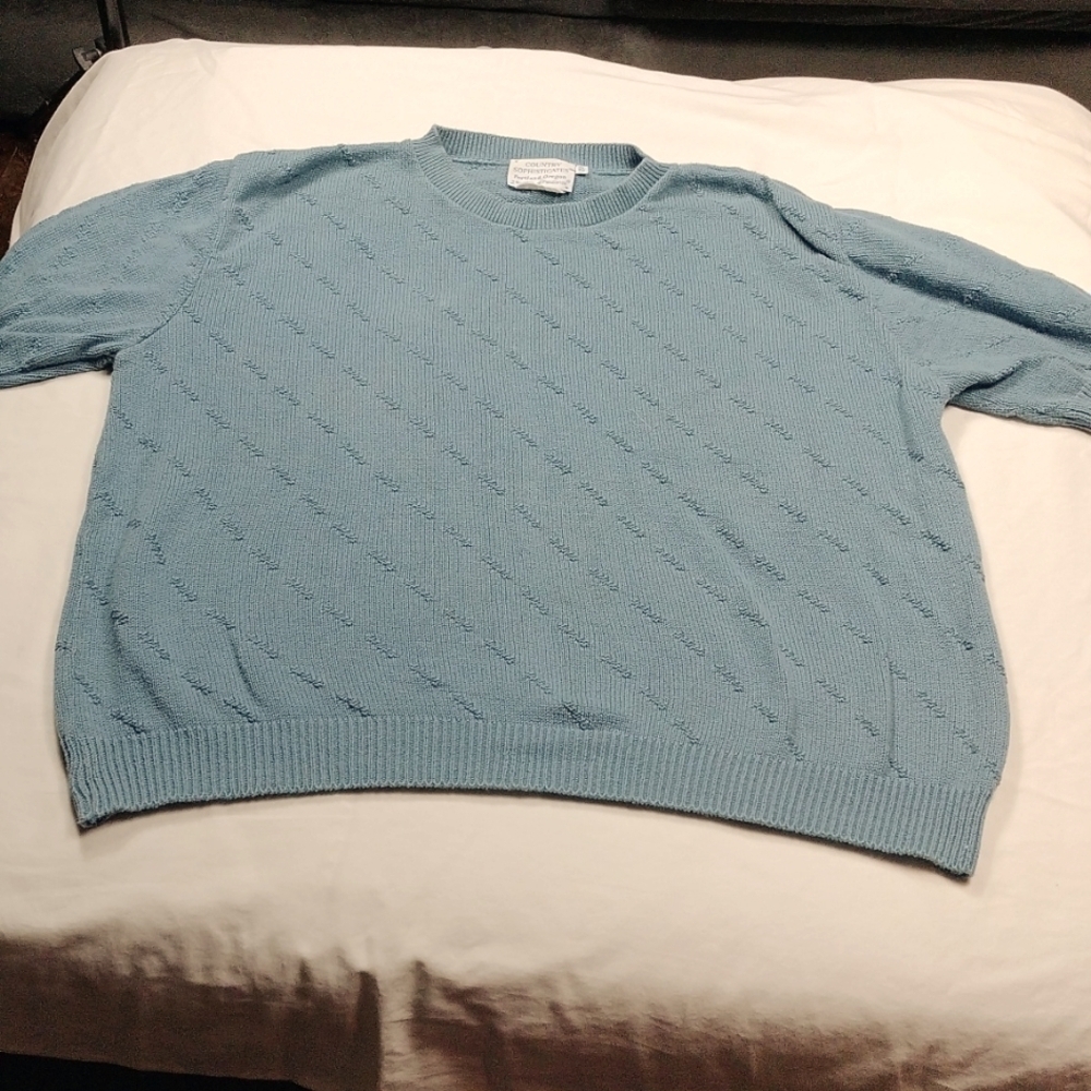 Country Sophisticates by Pendleton womens 2X short sleeved sweater top